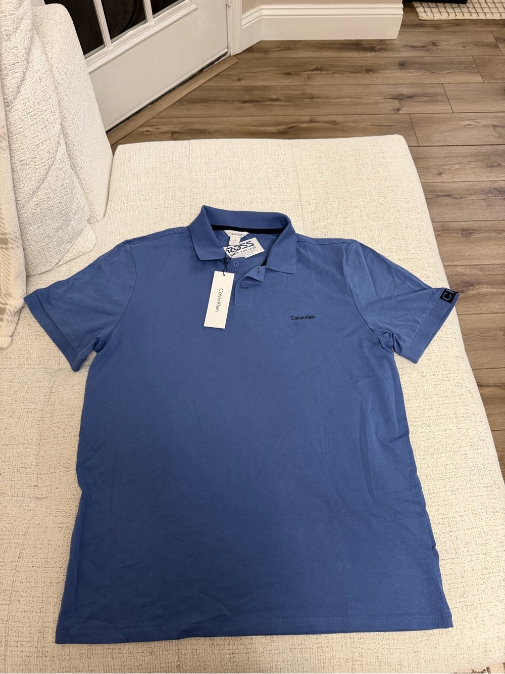 Calvin Klein Men’s Indigo Blue Polo Shirt
